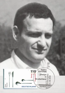 AK MK Peter Raacke, Design in Deutschland Eßbesteck Marke 1999 (Nr. 2209) - Bild 1 von 2