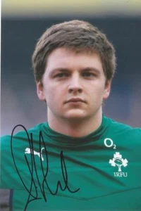 IRELAND & ULSTER RUGBY UNION: IAIN HENDERSON SIGNED 6x4 ACTION PHOTO+COA - Foto 1 di 1