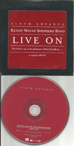 KENNY WAYNE SHEPHERD Live On ADVNCE DIFFERENT ART & CARDED PACKAGING PROMO CD - Picture 1 of 1