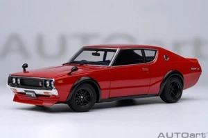 77468 Nissan Skyline 2000 GT-R 1973 KPGC110 Tuned version rot 1:18 Autoart - Picture 1 of 1