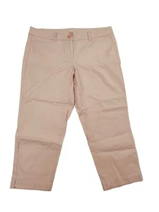 Ann Taylor LOFT Womens Pink Original Crop Pants 8P - Picture 1 of 3