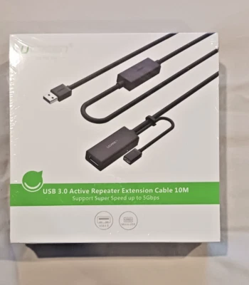 UGREEN USB 3.0 Male To Female Extension 10-Meter Active Repeater Extension Cable - Image 1 of 2