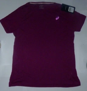 NEW ASICS S/S Layering Training Top Shirt Women Ladies L Large NEW NWT ED87 - Picture 1 of 1