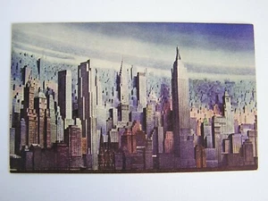 Edison's 'City of Light' Diorama Exhibit New York World's Fair Unused Postcard - Picture 1 of 2