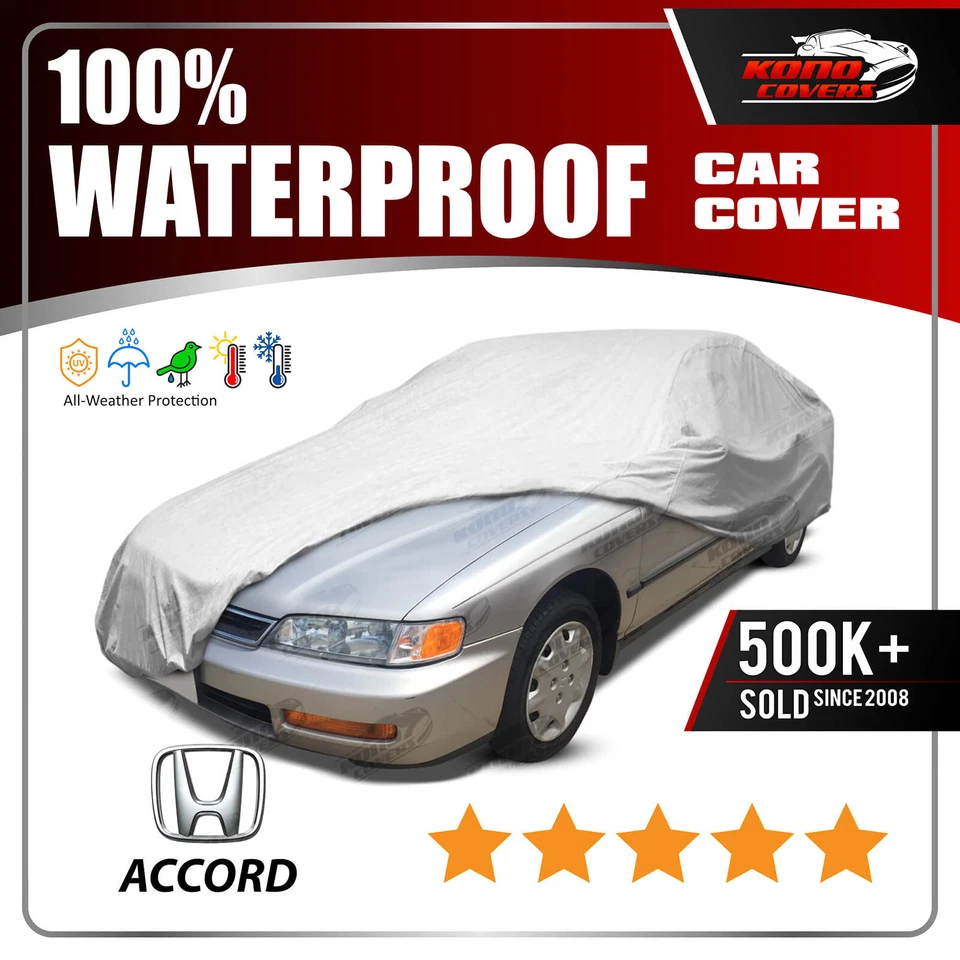 Funda de coche para Honda Accord Sedan 1994-1997 - 100 % impermeable 100 % transpirable Foto 1 de 4