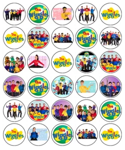 The Wiggles Edible Cupcake Toppers Wafer Birthday Cake Decorations (2 Sizes) - Picture 1 of 6
