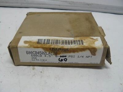 Trerice 600CB4502LA120 pressure gauge 0-60 psi 4.5" dial 1/4 NPT - Image 1 of 4