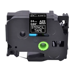 "Cinta de etiqueta de plantilla STE 151 para Brother STE-151 P-Touch PT-1600 1650 D600 24 mm 1" - Imagen 1 de 3