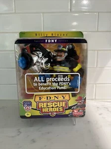 Figura de acción Fisher-Price Rescue Heroes FDNY Billy Blazes juguete 2001 nueva en caja - Imagen 1 de 2