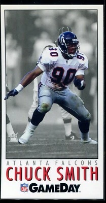 1992 Gameday Tall Boy Chuck Smith #120  Atlanta Falcons B - Image 1 of 2
