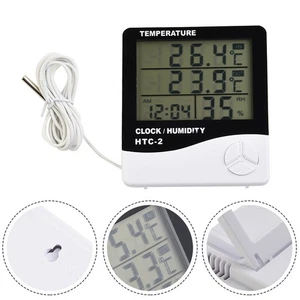 Thermo-Hygrometer Humidity Time ZI50℃ To +70℃ 10.3 * 9.3 * 2.15CM 120g Brand New - Picture 1 of 12