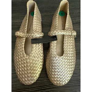 Neu mit Etikett House of Harlow 1960 Bistro gewebte Ballerinas Gr. 8 - Bild 1 von 7