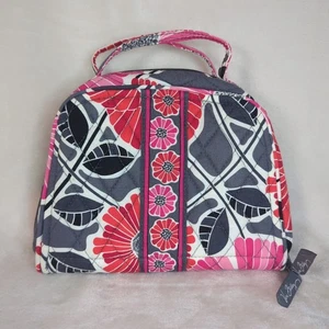 Vera Bradley Make Up/Toiletry Travel Bag Floral Cherry Cheery Blossoms Organizer - Picture 1 of 9