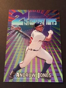 2000 Topps Chrome 21st Century Topps Andruw Jones Braves #C8 - Picture 1 of 1