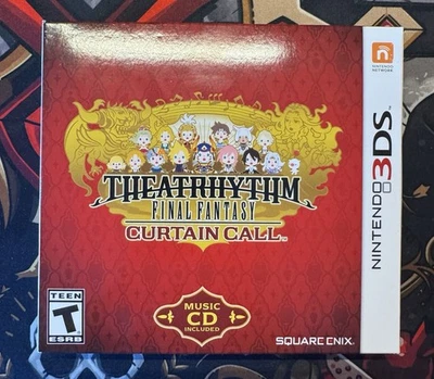 Theatrhythm Final Fantasy Curtain Call Nintendo 3DS Game w/Case Manual Music CD - Image 1 of 4
