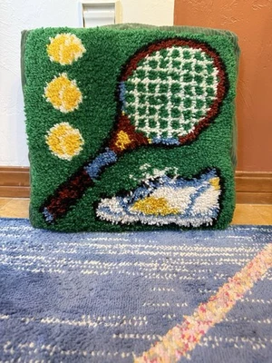 "Zapato tenis tenis tenis almohada gancho cierre vintage deporte pana verde 16""" Foto 1 de 4