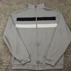 Suéter FootJoy Cremallera Completa Para Hombre Gris Medio Manga Larga Golf Pullover - Imagen 1 de 11