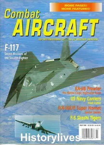 Combat Aircraft Mar 98 Navy Hornet Carrier Prowler Gazelle F-117 Stealth Tonopah - Picture 1 of 1