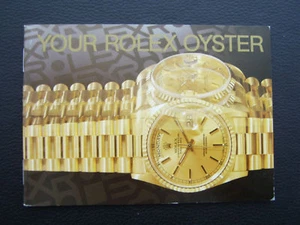 ROLEX OYSTER BOOKLET - LAGERWARE/NOS - ENGLISCH ° 3. 1995 ° RARE VINTAGE ITEM - Picture 1 of 3