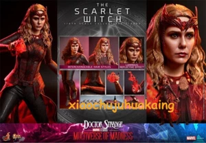 New Hot Toys MMS652 THE MULTIVERSE OF MADNESS 1/6 THE SCARLET WITCH IN STOCK - Picture 1 of 5