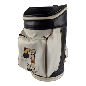 Vtg 80s Mickey Mouse WDW Walt Disney Walter Hagen 17" Mini Staff Promo Golf Bag - Picture 1 of 18