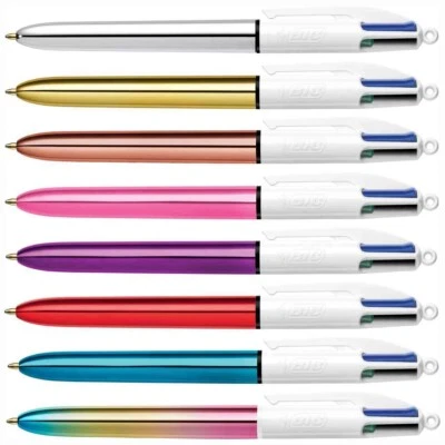 BIC 4-Farb-Kugelschreiber 4Colours -Shine- [wählbar]