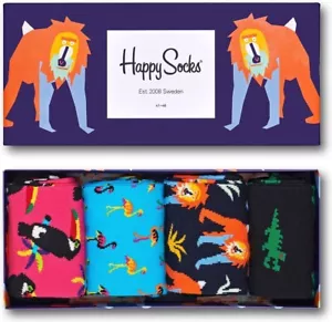 Happy Socks Adults Unisex 4piece(s)Socks Size 41-46 - Picture 1 of 8