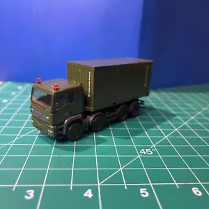 Herpa HO Scale 1:87 Man Army Cargo Truck - Picture 1 of 6