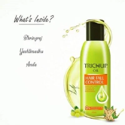 Aceite de Trichup Saludable Largo Fuerte y Crecimiento Cabello Anticaspa Pérdida de Cabello 100 ml FS Foto 1 de 4