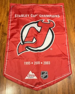 New Jersey Devils NHL Coors Commemorative Stanley Cup Championship Banner Flag - Bild 1 von 2