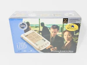Palm i705 Handheld PDA, NOS, Excellent Factory Sealed Box Vintage Technology - Zdjęcie 1 z 8
