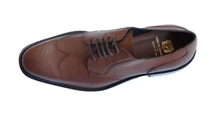 Nuove scarpe uomo Bruno Magli 9 M US (EUR 42M) brandy Hiera Vitello Made in Italy - Foto 1 di 5