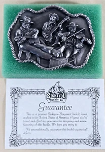 1983 Siskiyou Belt Buckle American Country Bluegrass Music Commemorate COA - Picture 1 of 4