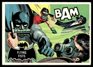 1966 Topps Batman Black Bat Flying Fists #44 - Imagen 1 de 2