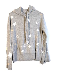 Gap women's gray sweater hoody with star design S preowned - Picture 1 of 6
