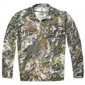 SKRE Camo Kaibab 150 Merino Wool 1/4 Zip Long Sleeve Summit 3XL - Picture 1 of 3