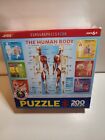 200 Piece Puzzle - The Human Body Multicolor Jigsaw Kids Game Anatomy Health New