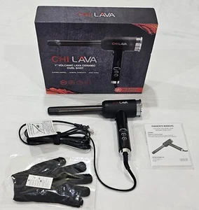 Chi Volcanic Lava 1" Ceramic Curl Shot / Hair Curling Wand with Cool Shot - Picture 1 of 13