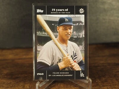 2022 Topps 75 Years of Rookie of the Year Frank Howard #7 Dodgers - Image 1 of 2