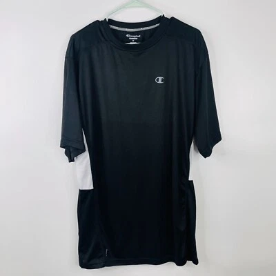 Camisa Champion Powertrain Para Hombre Talla Grande Alta Negra Atlética Baloncesto Foto 1 de 4