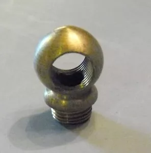 Arm Rückseite massiv Messing 7/8" mit 1/8 IPS Buchse/Stecker Anschlüsse Lampe/Uhr Endstück AB1 - Bild 1 von 5