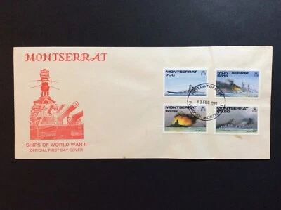 BroadviewStamps Montserrat #731-34 FDC cover. - Image 1 of 2