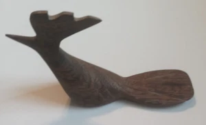 VINTAGE HANDGESCHNITZTE ROADRUNNER VOGEL FIGUR ART DECO - Bild 1 von 1