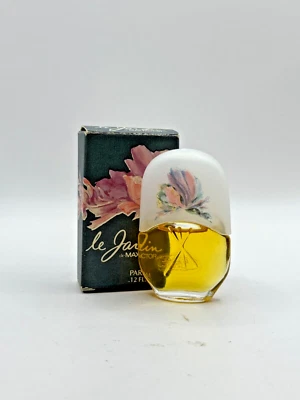LE JARDIN BY MAX FACTOR 3,6ML MINI VINTAGE PARFUM SPLASH (NEU MIT BOX) - Bild 1 von 4