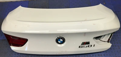 2013 - 2019 BMW 650I F06 GRAN COUPE TRUNK LID ALPINE WHITE 300 OEM - Image 1 of 4
