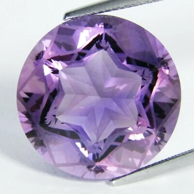 Gema suelta corte mágico redondo amatista natural genuina de 28,60 quilates 19,5 mm REF VDO Foto 1 de 3