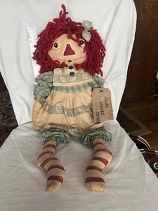 PRIMITIVE RAGGEDY DOLL PRIM ANNIE beautiful art doll - Picture 1 of 2