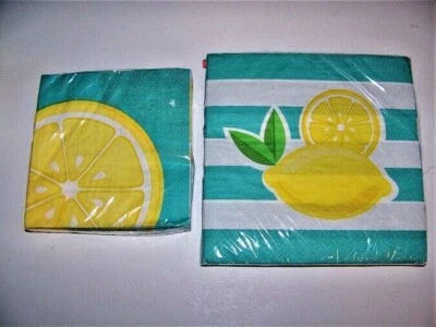 Summer Squeeze Lemonade Lunch and Beverage Napkins Set 16 ct each - Image 1 of 4