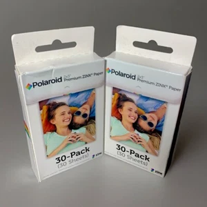 30 Pack Polaroid ZINK Photo Paper 2x3 Inch New (30 Sheets) New LOT OF 2 - Picture 1 of 4