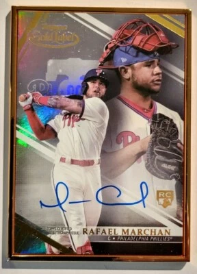 2021 TOPPS GOLD LABEL AUTO RAFAEL MARCHAN RC ROOKIE  - Image 1 of 2